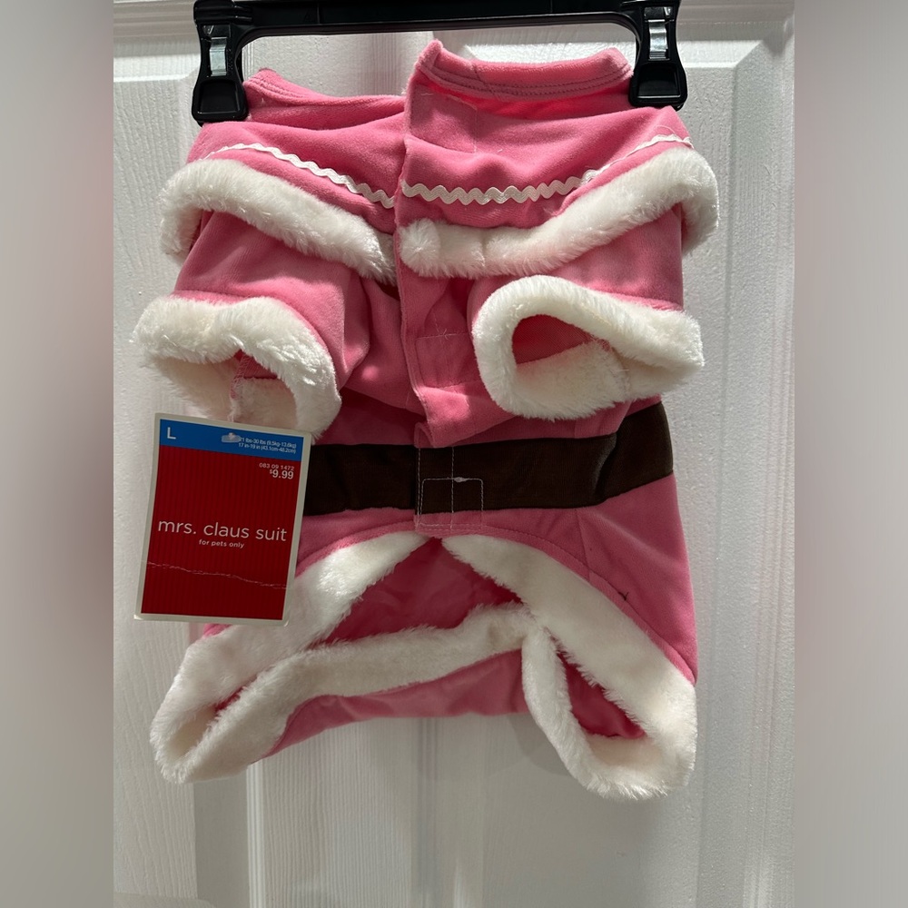 Mrs Claus Pink Suit for Dogs